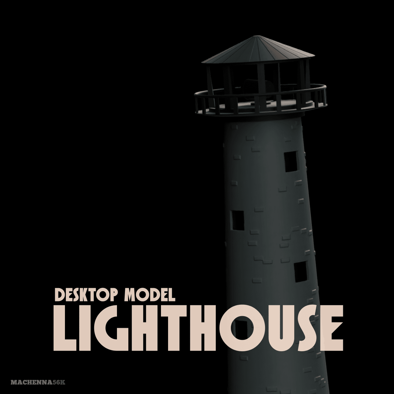 Lighthouse | Desktop Model 3d model