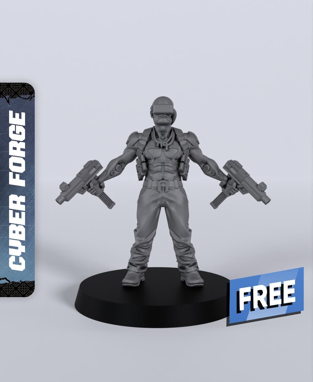 Cube - With Free Cyberpunk Dragon - Sci-Fi Gift Ideas for RPG and Wargamers 3d model