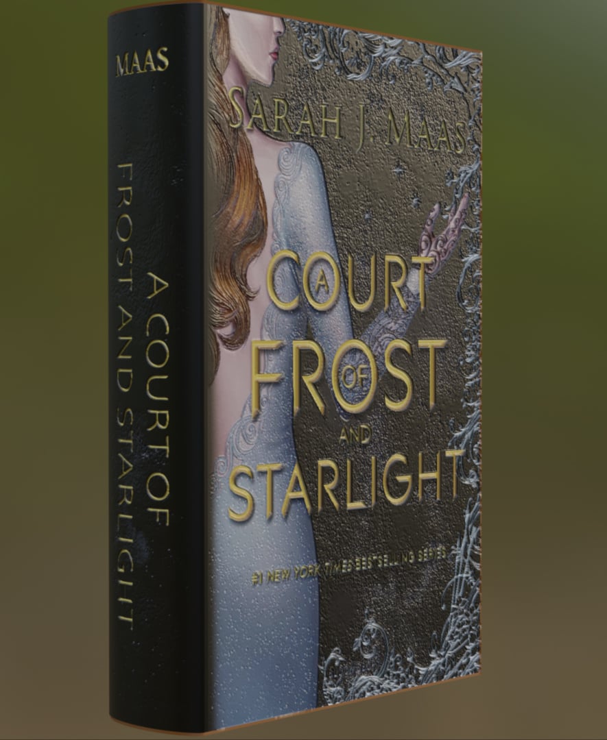 A Court of Frost and Starlight - Book Litho 3d model