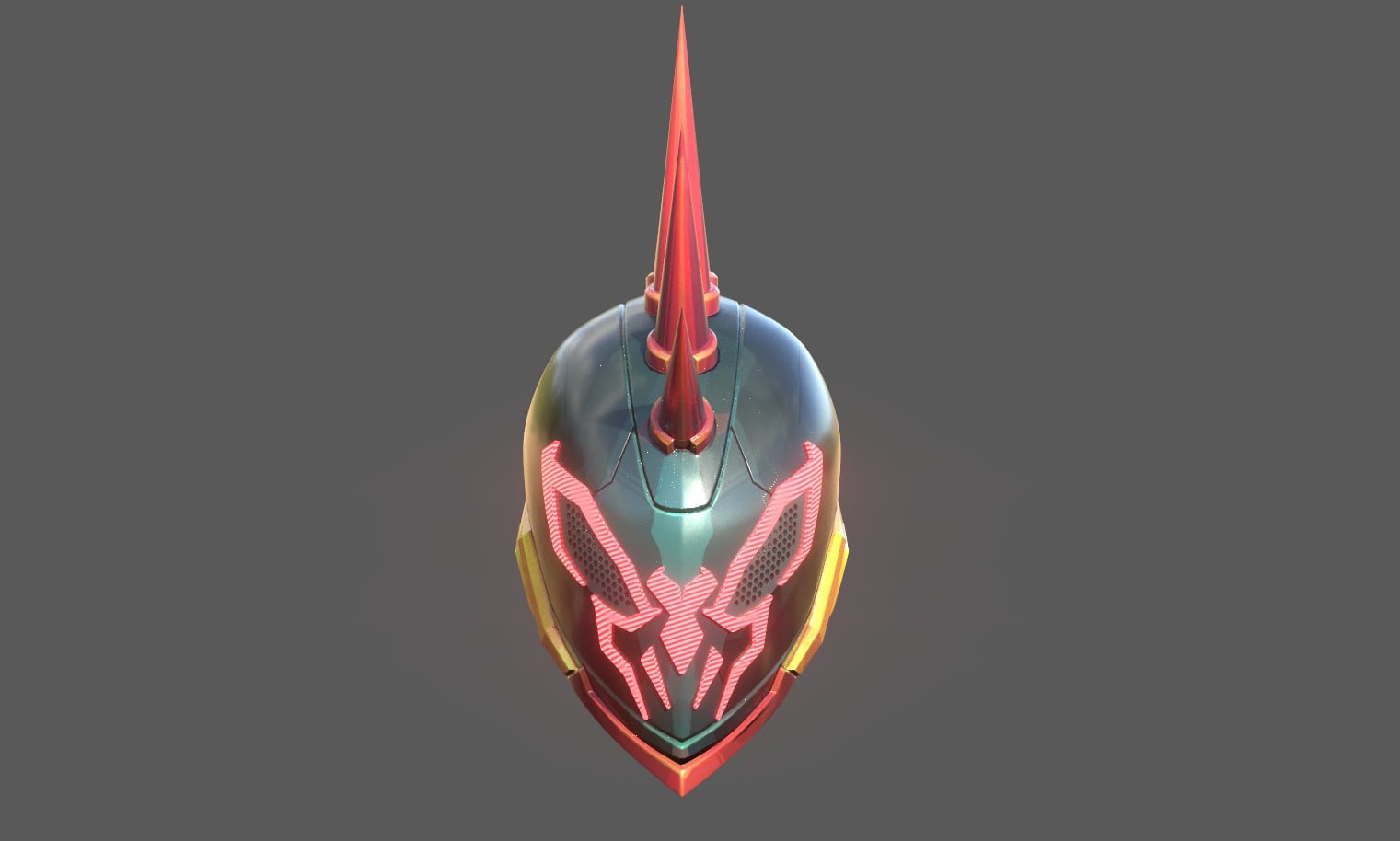 Marvel Rivals Spider Punk Helmet 3d model