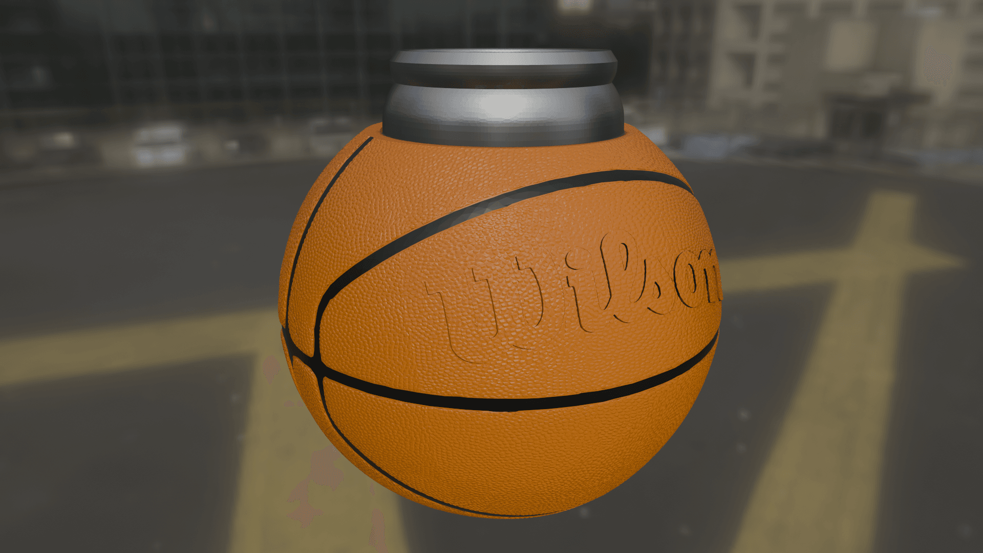 Basketball Beer Can Holder / Koozie 3d model