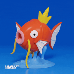 Magikarp Articulado 3d model