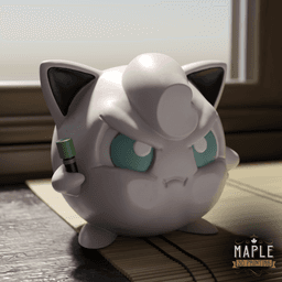 Window Jigglypuff 3d model