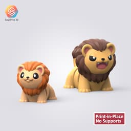 Flexi Lion 3d model