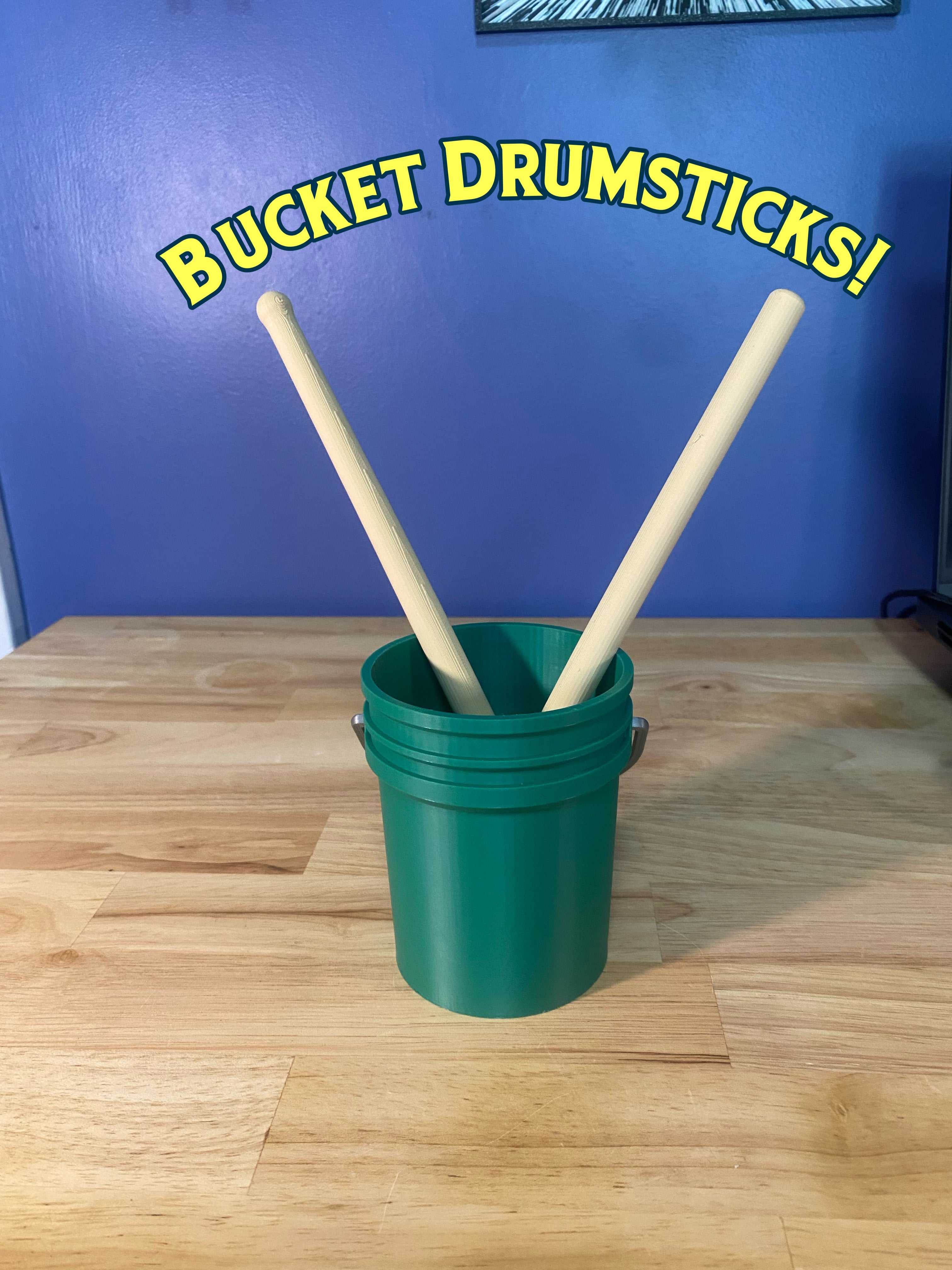 Bucket Drumsticks! 3d model