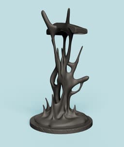 symbiote Headphone Stand | Unique Gamer Gift 3d model