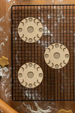 Moon Cookie Cutter, Biscuit Cutter 3d model