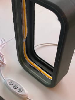 Modern Lampshade for LED lightstrip 3d model