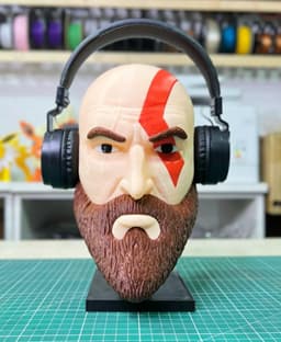 Kratos Headphone Holder 3d model