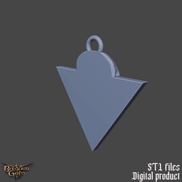 Fantasy Absolute Necklace Baldurs Gate 3 3d model
