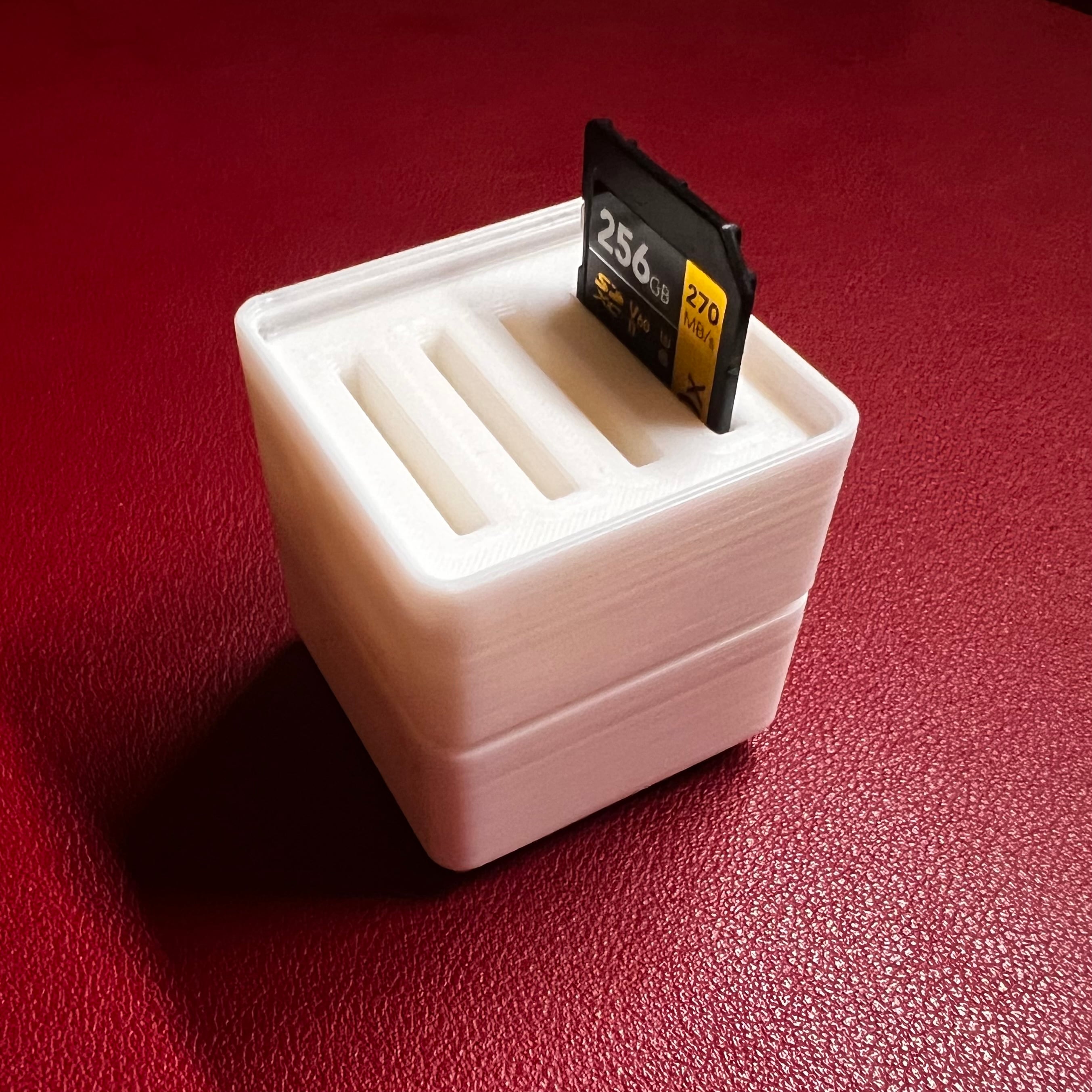 Gridfinity: SD Card Holder 3d model