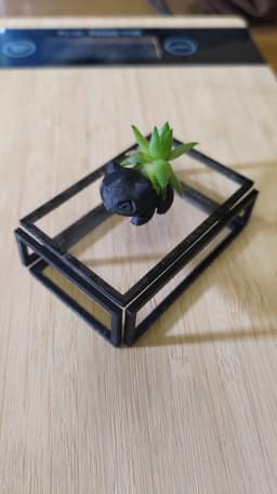 Endless profile - hex cube and table 3d model