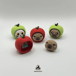 Fruit Buddy Apple 3d model