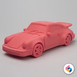 Foldable Porsche 911 Turbo Ver 1.0 3d model
