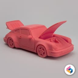 Foldable Porsche 911 Turbo Ver 1.0 3d model