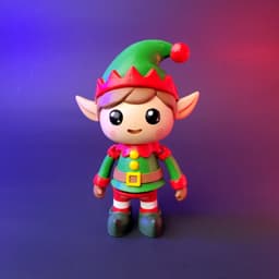 TWINKLE TOE - Whimsical Christmas Elf 3d model