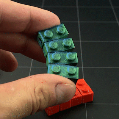 Flexy Brick keychain 3d model