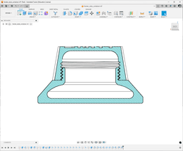 Fender-knob-style container 3d model