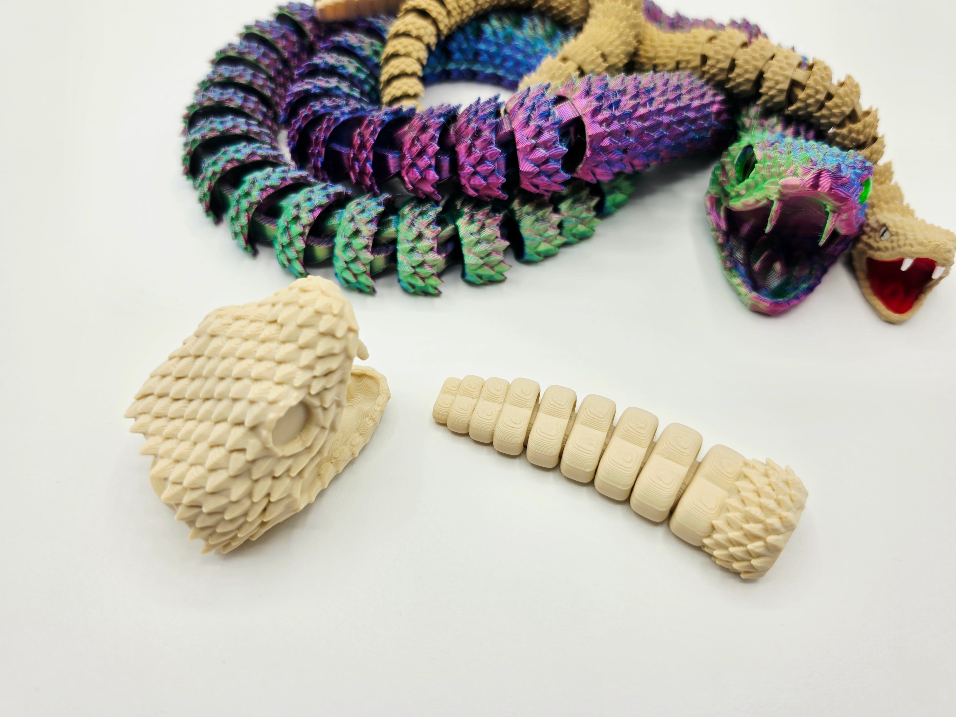 Flexi Sensory Rattlesnakes 3d model