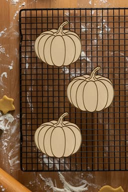 Pumpkin Cookie Cutter, Biscuit Cutter 3d model