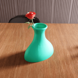 Minimalist Flared Wide-Base Vase 3d model