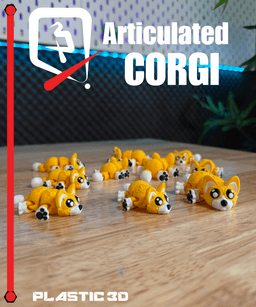 Articulated Corgi 3d model