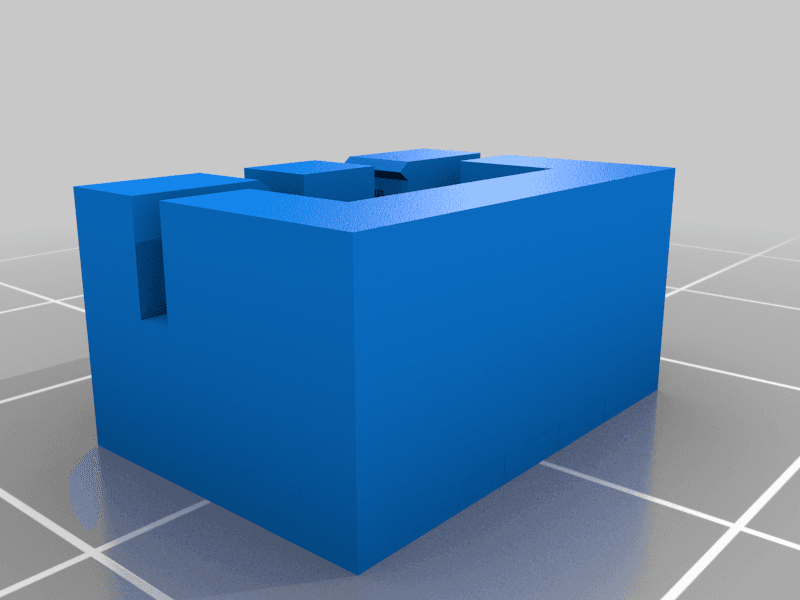 3 pin JST connector(printable) 3d model
