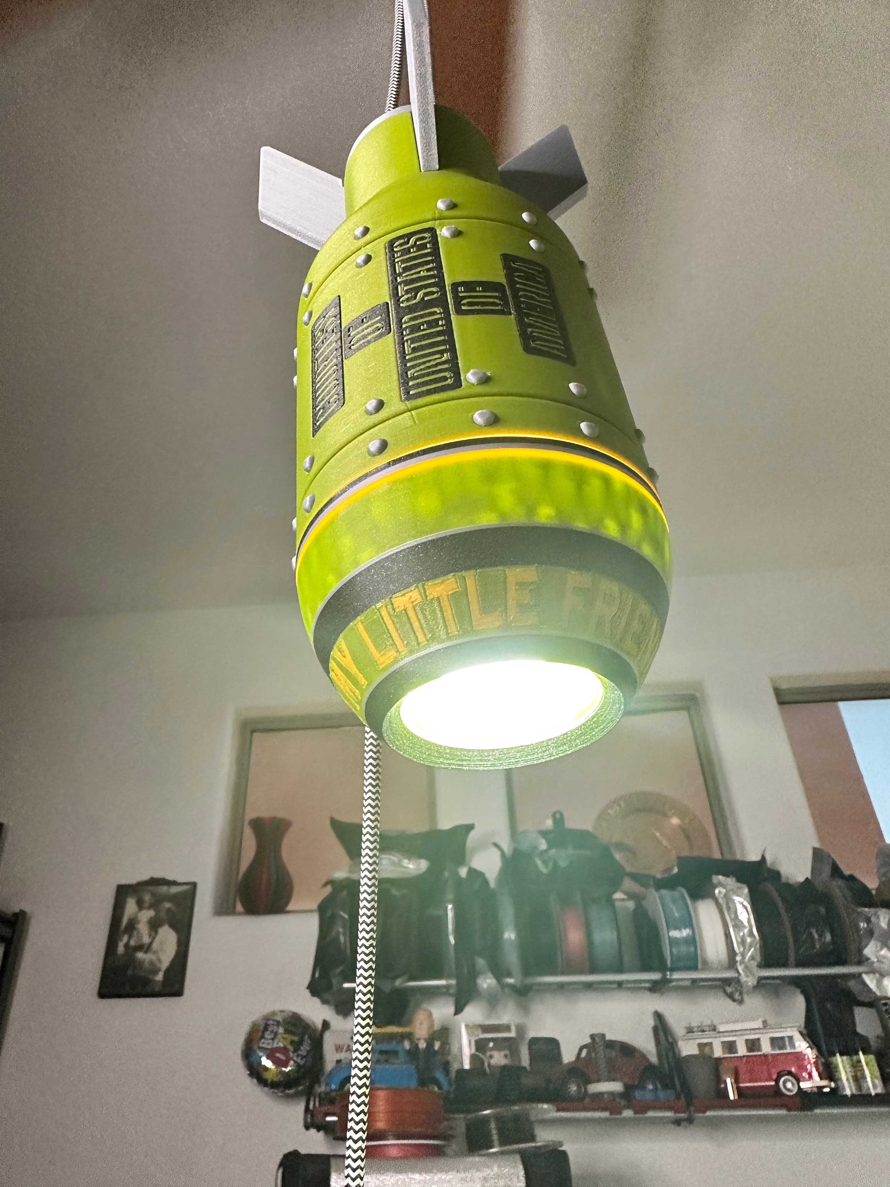 Make Light, Not War Bomb Light #FunctionalArt 3d model