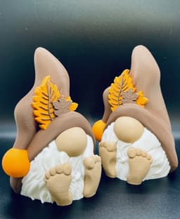 Fall Leaf Gnome 3d model