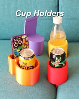 Cup Holders for Sofa Cushions 3d model