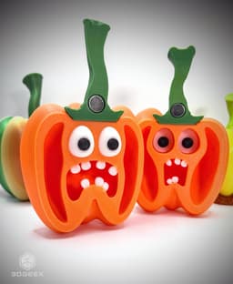 Screaming Pepper 3d model