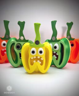 Screaming Pepper 3d model