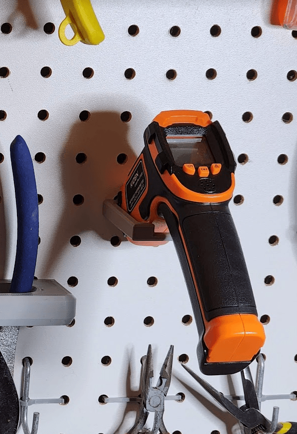 Pegboard Mount for Kizen Infrared Thermometer 3d model