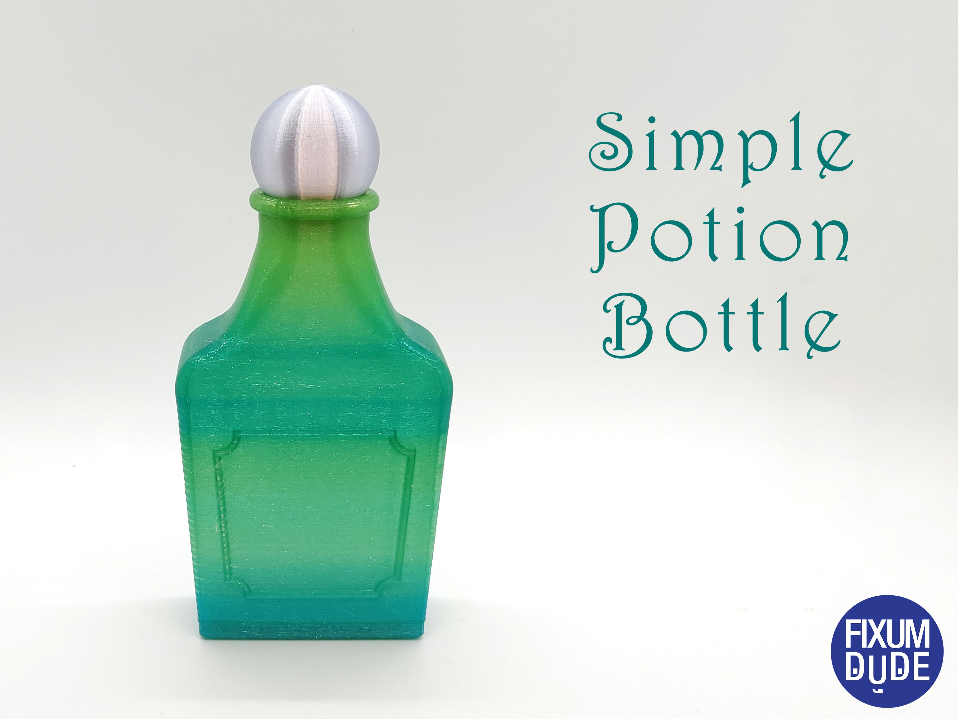 Simple Potion Bottle 3d model
