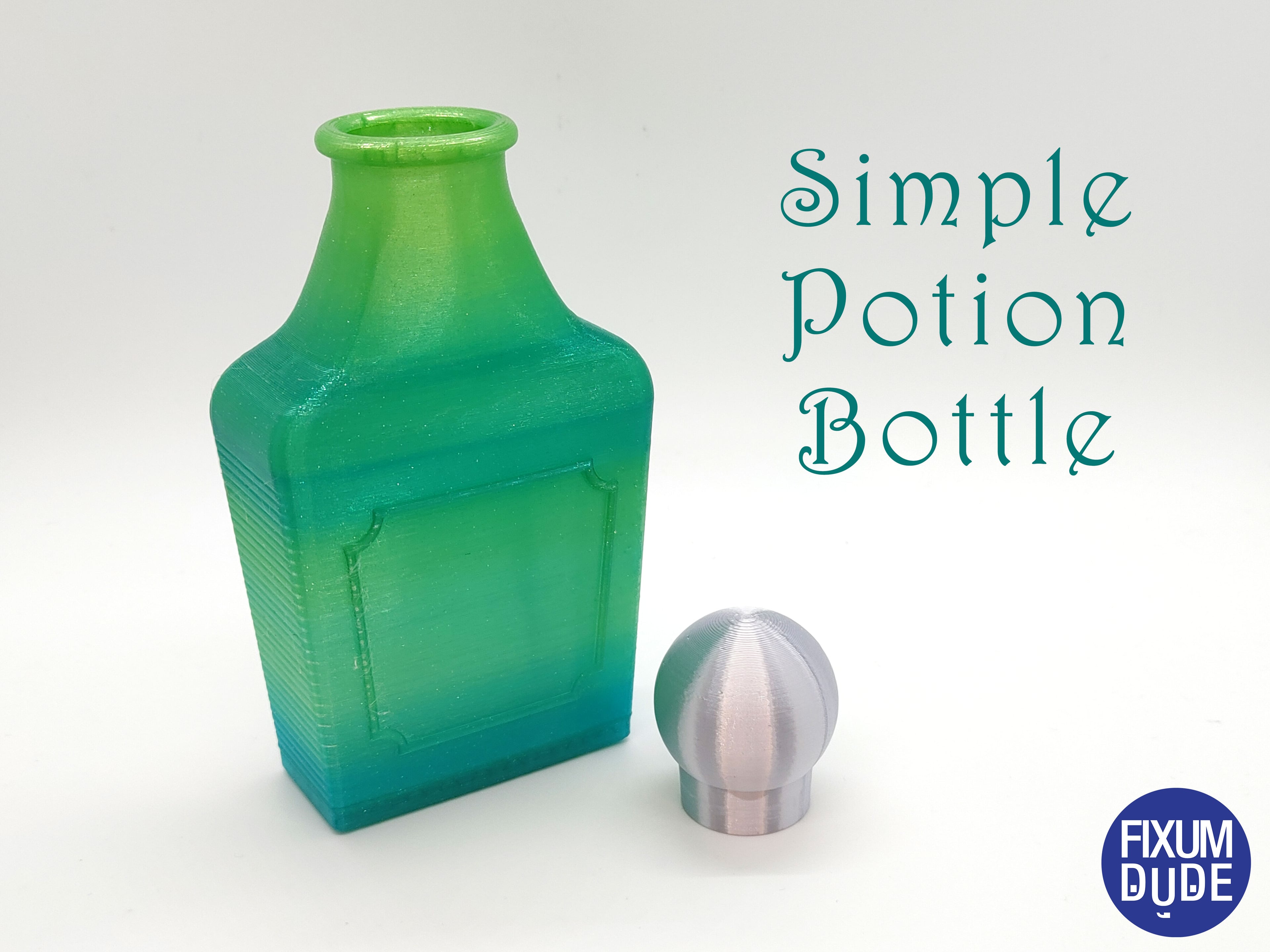 Simple Potion Bottle 3d model