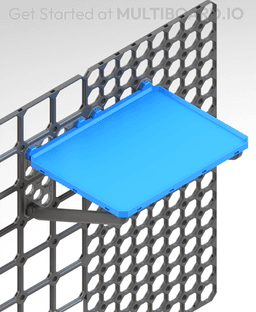8x4 MU - Simple Bolt-Locked Shelf 3d model
