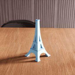 Eiffel Tower Geometric Bud Vase Centerpiece 3d model