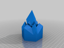 hexa cube- stackable 3d model