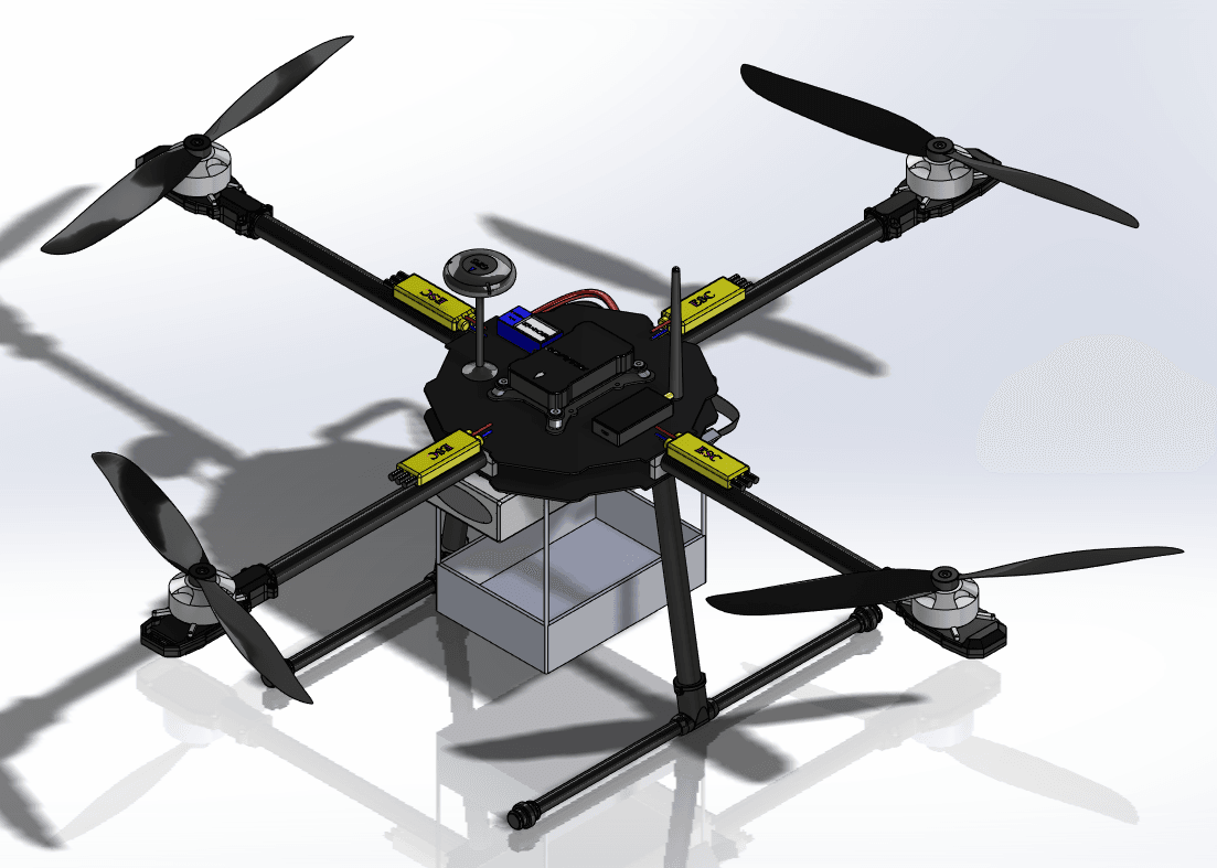 Quadcopter 3d model