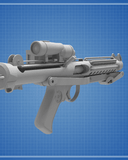 E-11 Blaster - Star Wars 3d model