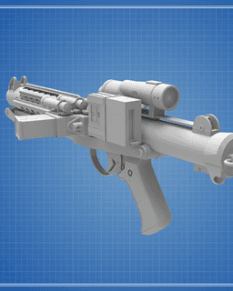 E-11 Blaster - Star Wars 3d model