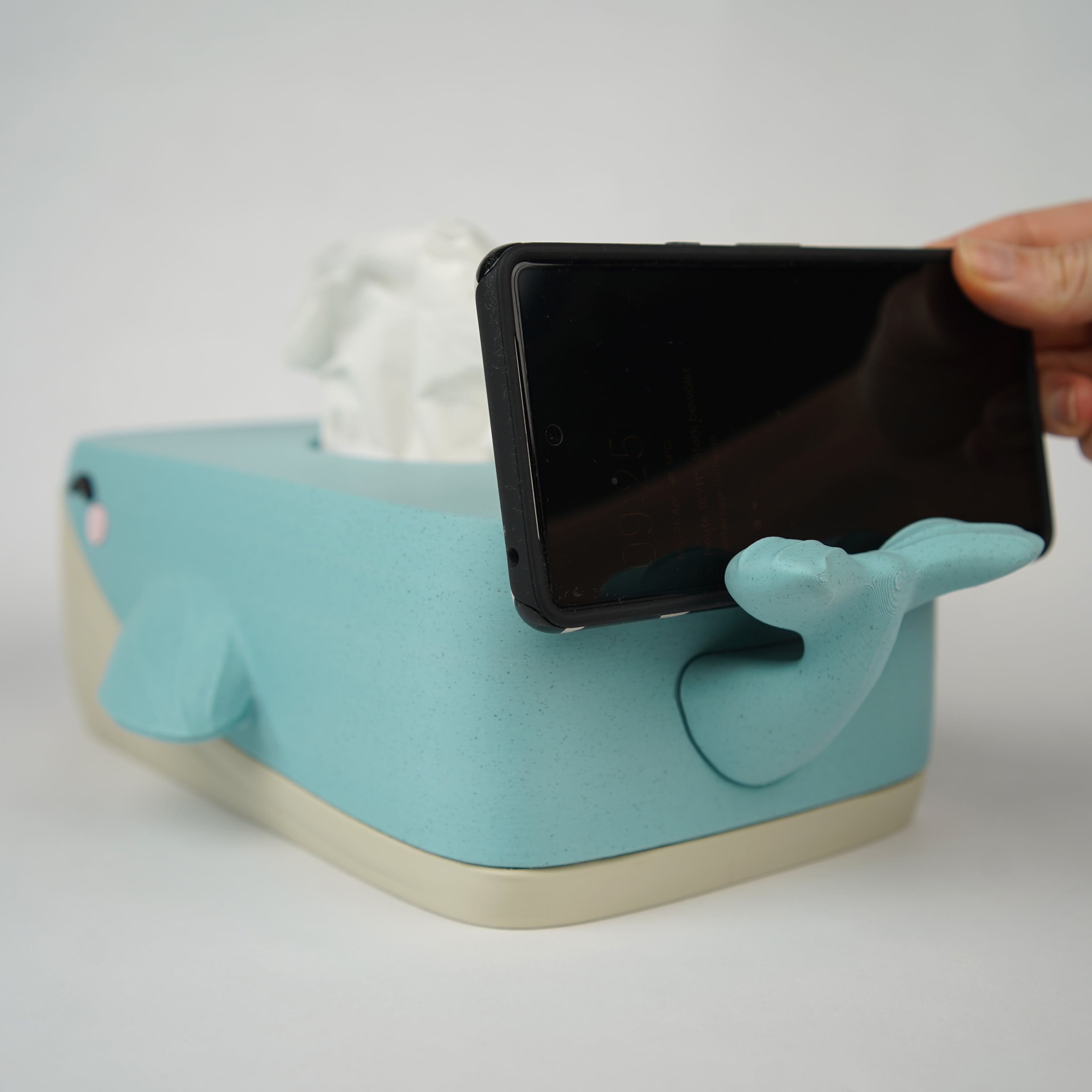 Bubbles the Whale Tissue Box Cover 3d model
