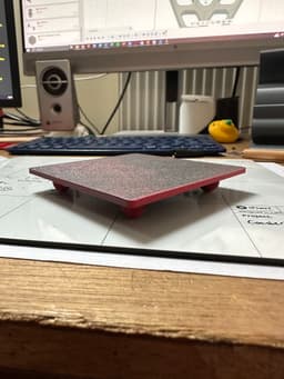 Coaster with ball feet 3d model