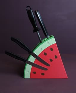 Watermelon knife block 3d model