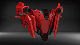 Red Comet - Mecha mask 3d model