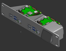 JetKVM Raspberry Pi 10" Rack Mount 3d model