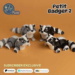Petit Badger 2 3d model