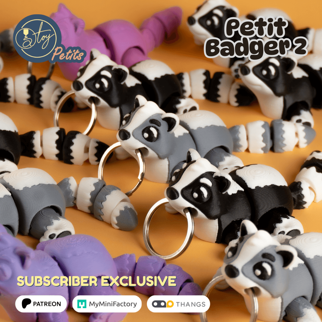 Petit Badger 2 3d model