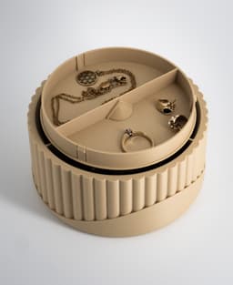 Dual Secret Jewelry Box 3D Print File | Storage Box Model "Aurelia" | Two Hidden Containers 3d model