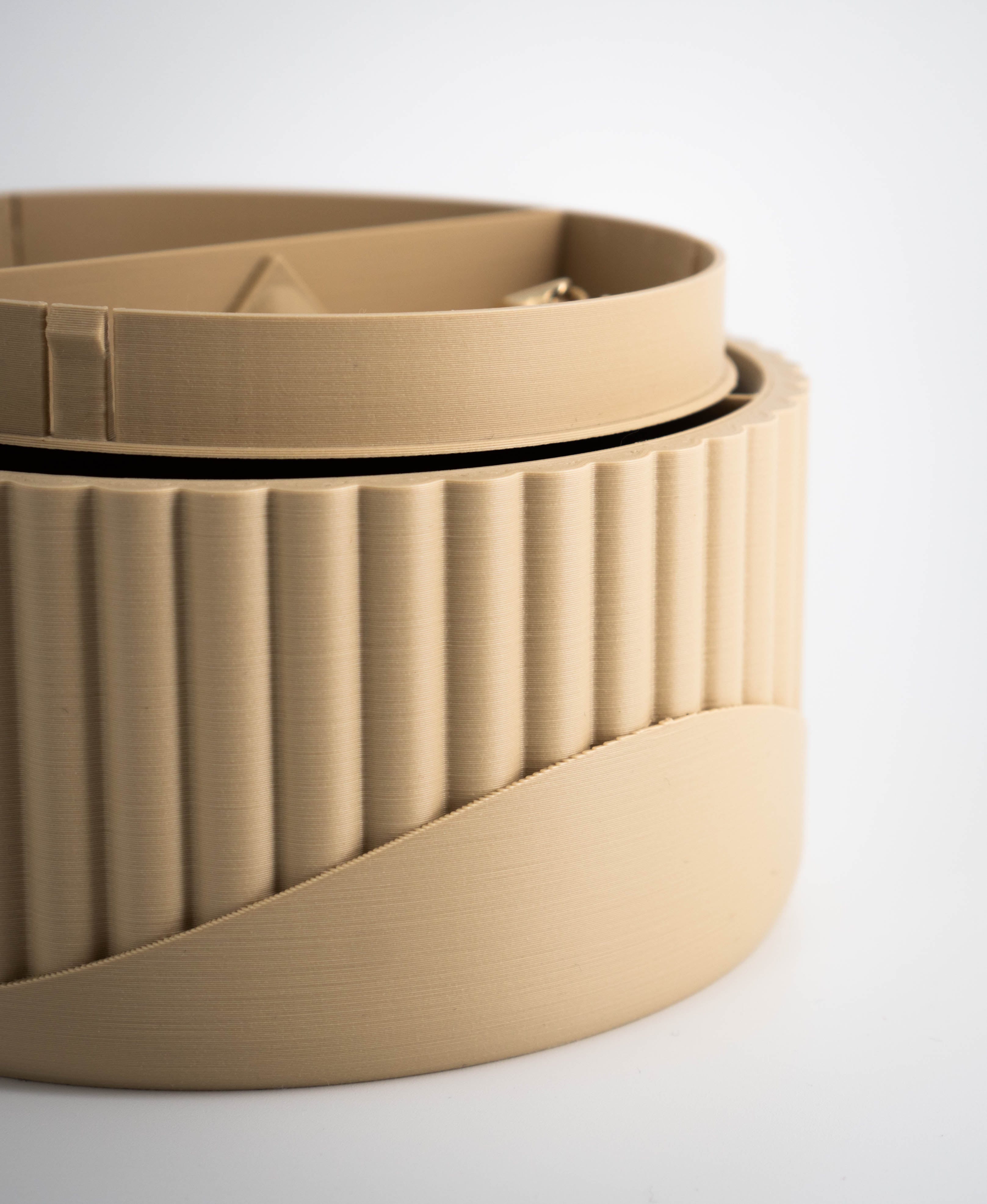 Dual Secret Jewelry Box 3D Print File | Storage Box Model "Aurelia" | Two Hidden Containers 3d model